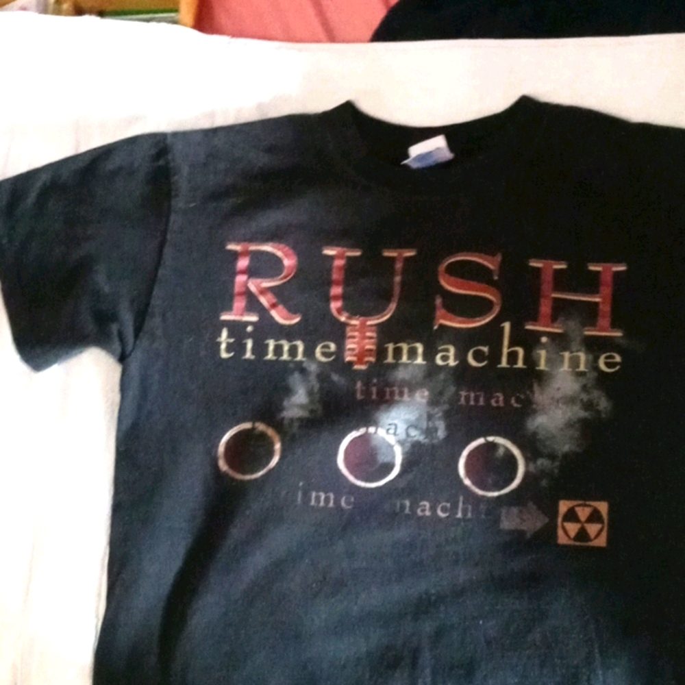 Rush vintage time machine tshirt